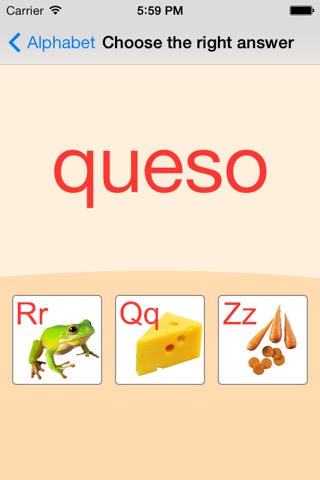 Spanish Alphabet Cards & Quizのおすすめ画像5