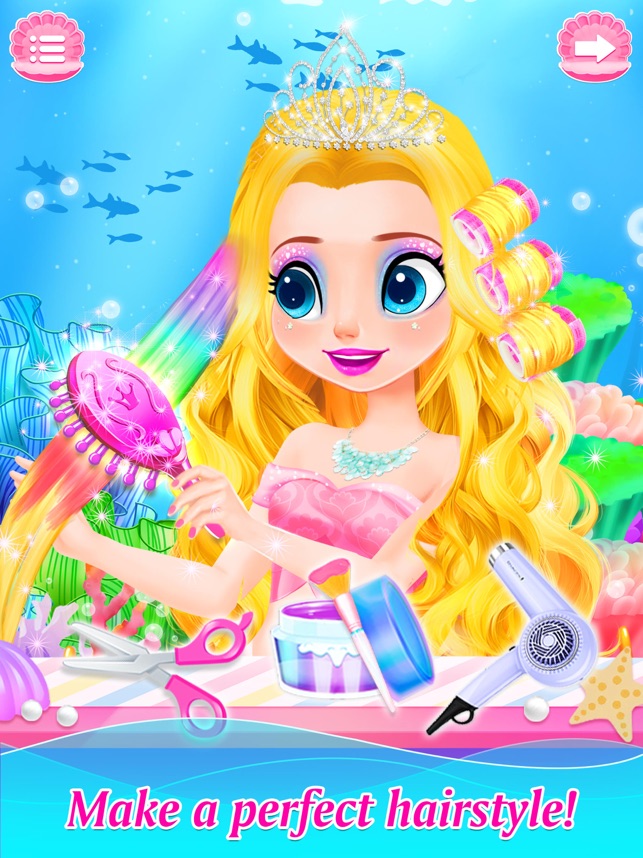 Princess Mermaid Makeup Games On The