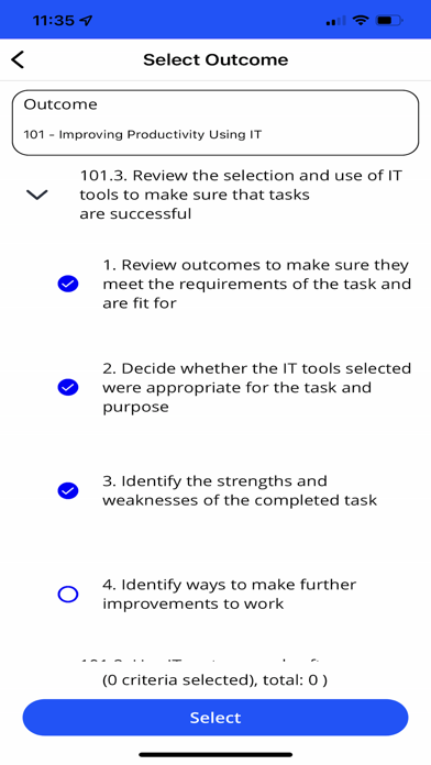 OneFile Eportfolio App Screenshot