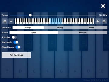 Interval Ear Training iPad screenshot