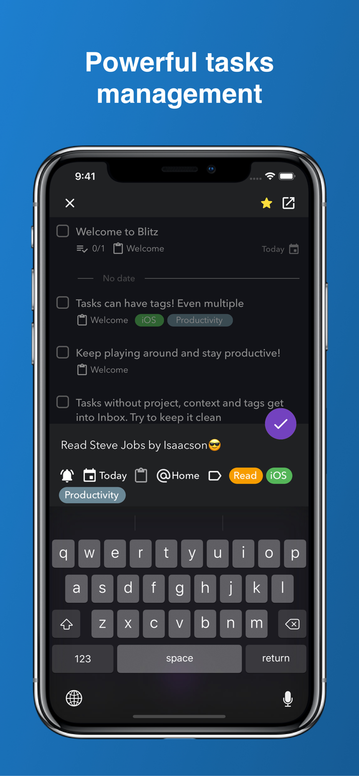 Blitz: Tasks, ToDo List, Notes screenshot 2
