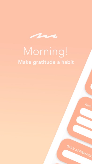Morning! - Gratitude Journal Screenshot