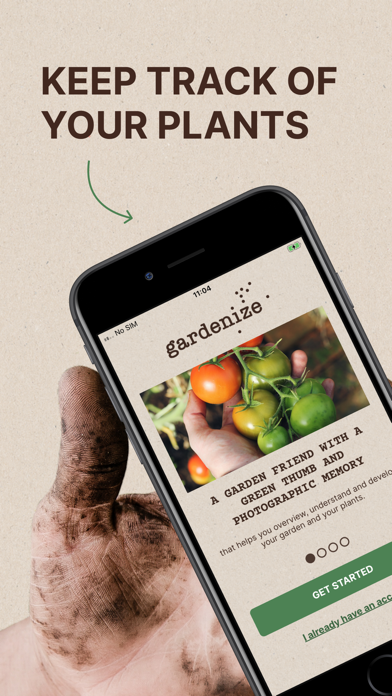 GARDENIZE Plant Care Gardening Screenshot
