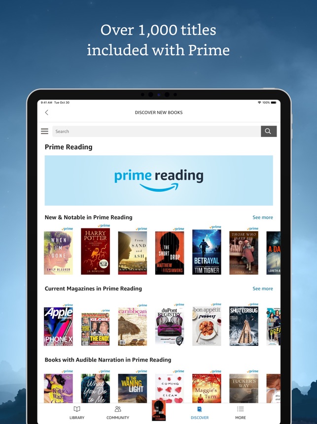 Amazon Kindle on the App Store