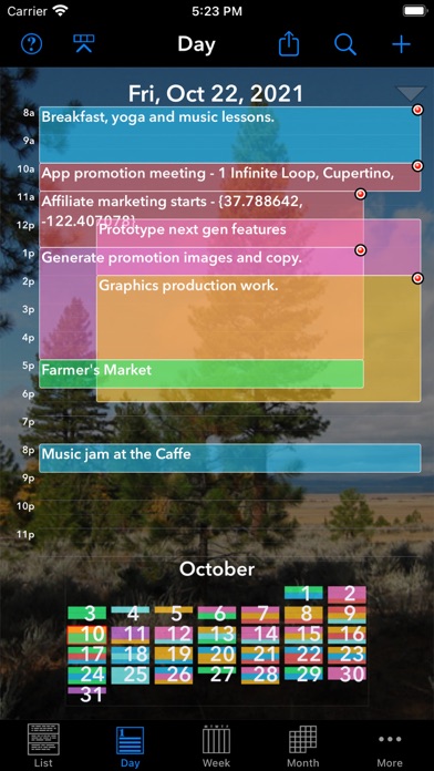 Perspectiva: Calendars, Charts Screenshot