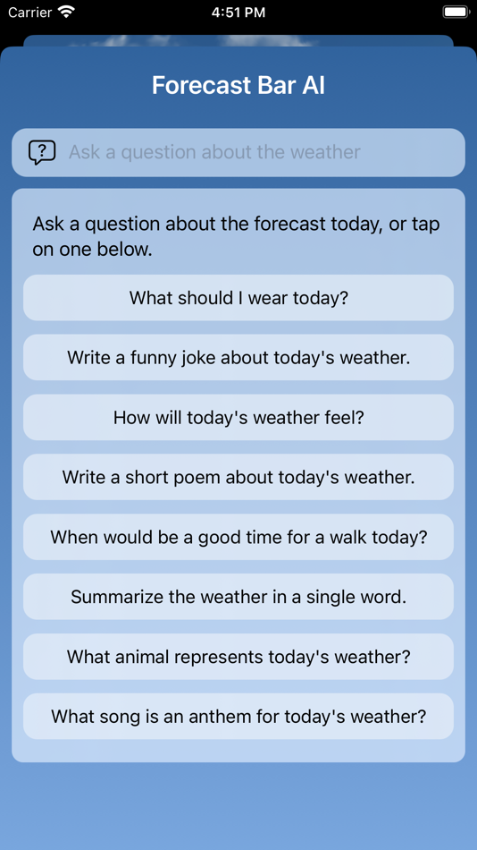 #9. Forecast Bar - Weather + Radar (iOS) 由: Higher Bar, LLC