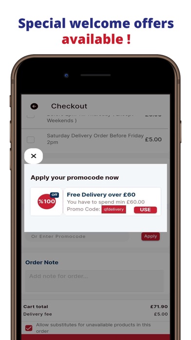 Quality Foods Online Screenshot