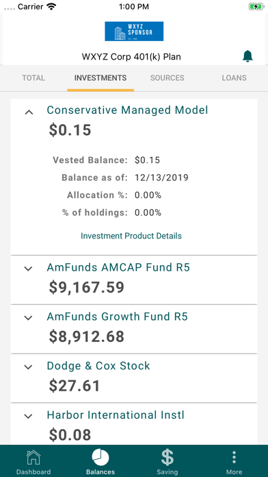 LT Trust Screenshot