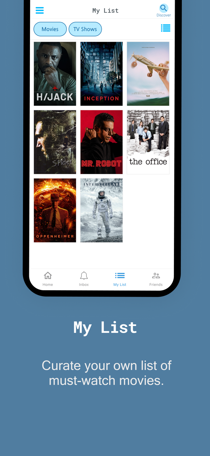 Bingr - Recommendation App