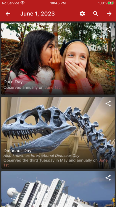 Checkiday - Holiday Calendar Screenshot