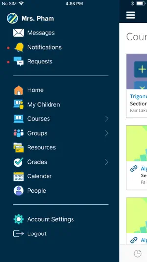 Schoology screenshot 3