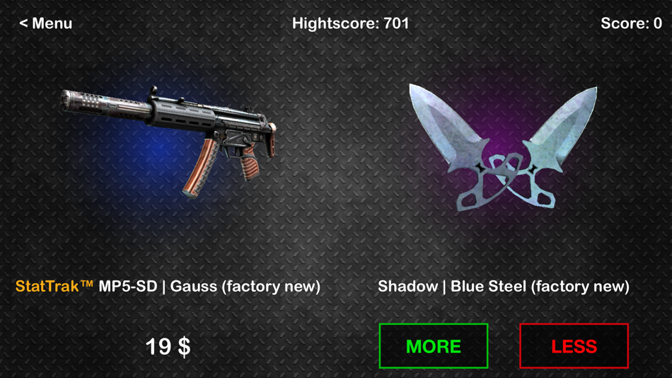 #5. CS:GO Quiz (iOS) By: Dmitry Koliush