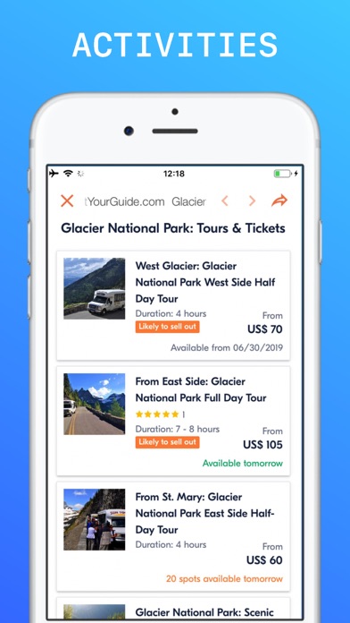 Glacier National Park Screenshot