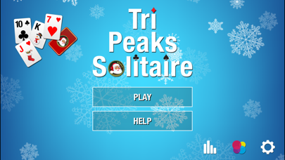 Screenshot #1 pour Christmas Tri-Peaks Solitaire
