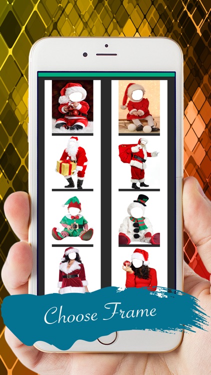 Christmas Santa Photo Montage