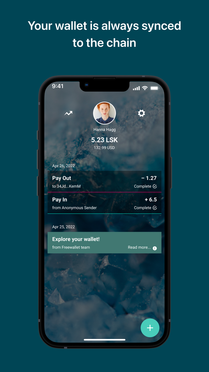 Lisk Wallet by Freewallet