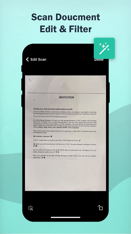 #4. DScanner for iphone - pdfmaker (iOS) 由: COP ONLINE SERVICES PVT LTD