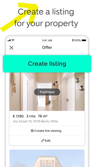 ImmoScout24 - Real Estate Screenshot