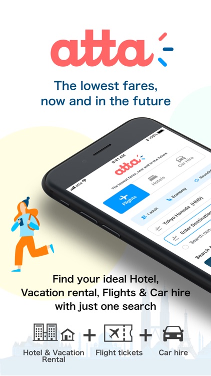 atta:Get hotel,flight&car-hire