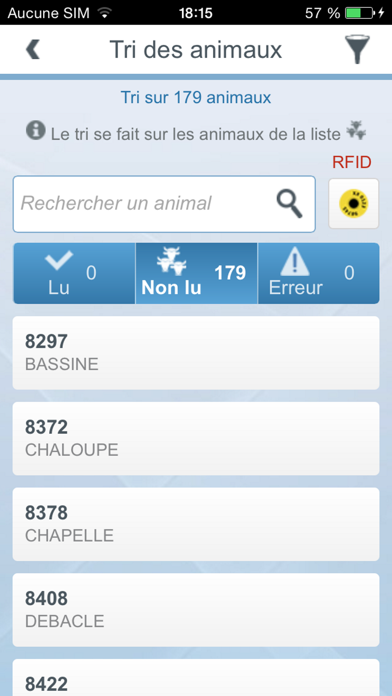 Screenshot #3 pour Gestion de troupeau Smartphone