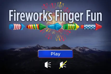 Fireworks Finger Fun Game