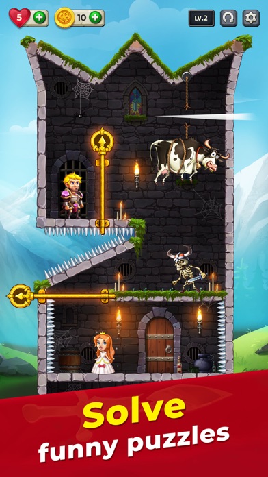 Mr. Knight－Hero Puzzle Rescue screenshot 2