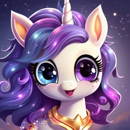 Fluffy Unicorn - Animated