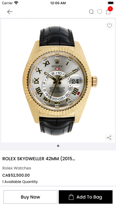 Watchfinder Shop Now Screenshot