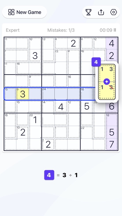 Killer Sudoku - Puzzle Games screenshot-5