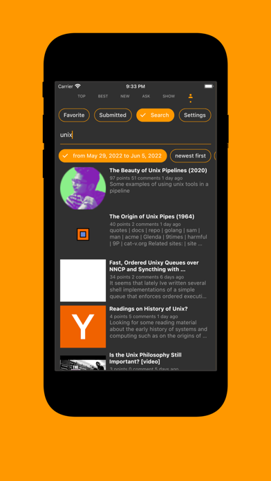 Hacki for Hacker News Screenshot