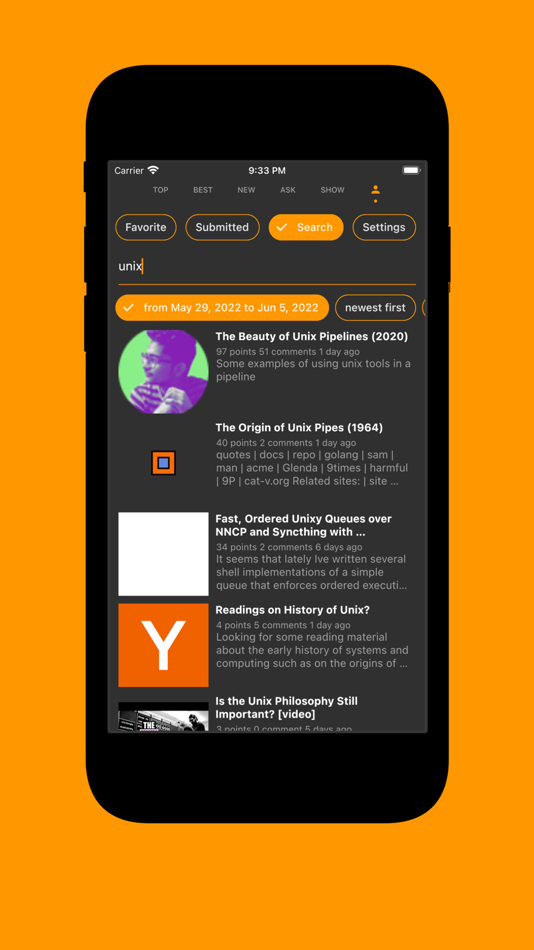 #9. Hacki for Hacker News (iOS) By: Jiaqi Feng