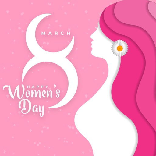Women's day eCard & greetings icon