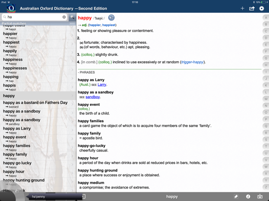 Australian Oxford Dictionary iPad screenshot 7 - Education app