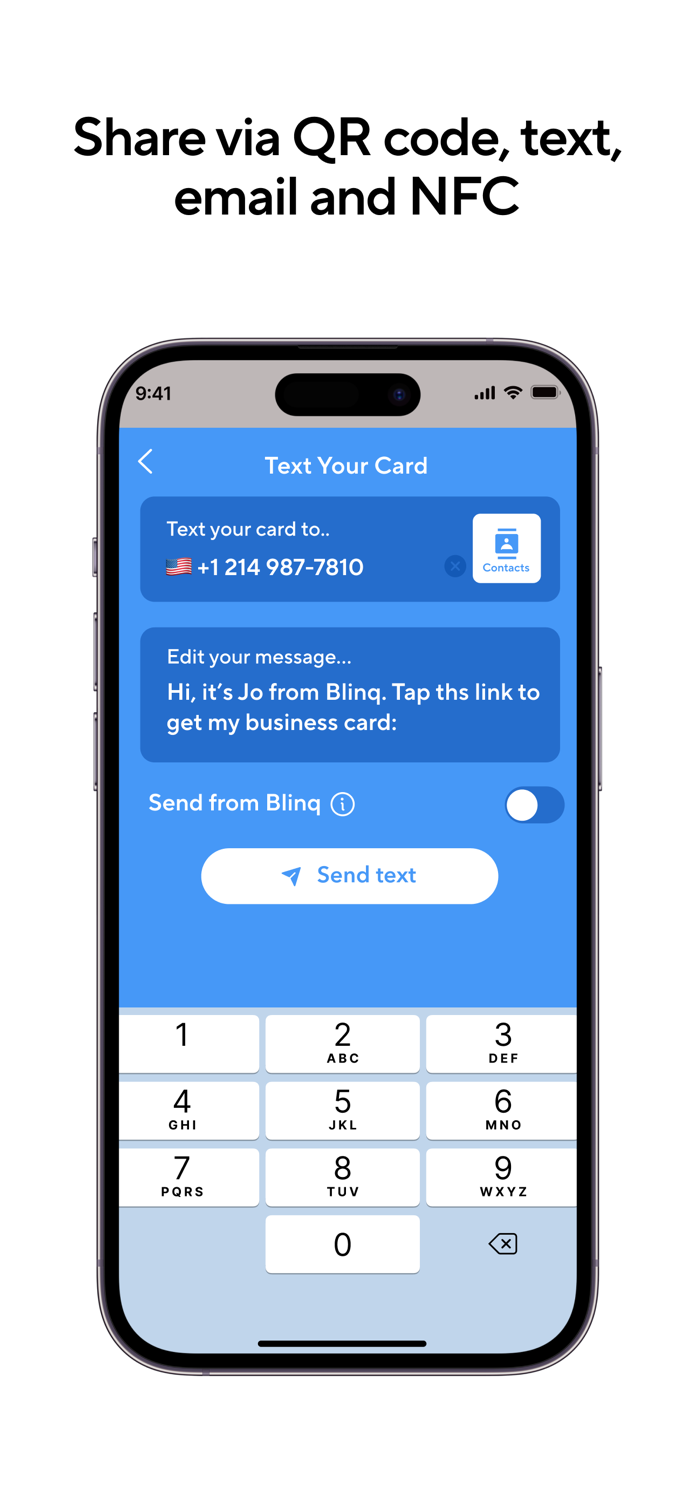 Blinq Digital Business Card