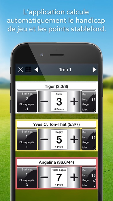 Screenshot #3 pour Expert Golf – Carte de score