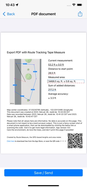 Route Tracking Tape Measure on the App Store