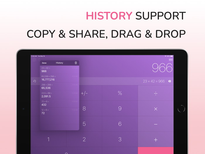 Calculator X Math for iPad