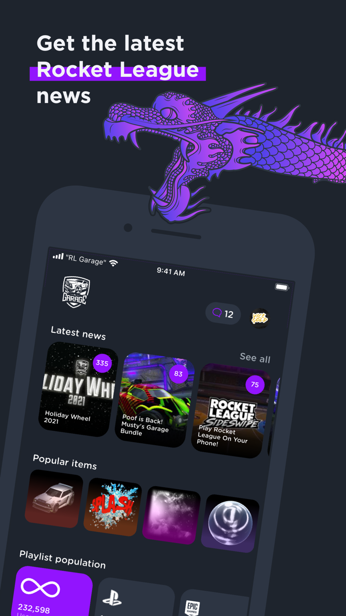 RL Garage for Rocket League