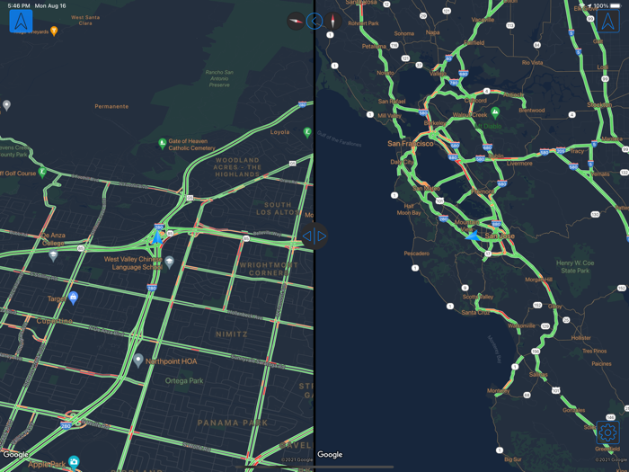Traffic Maps realtime info