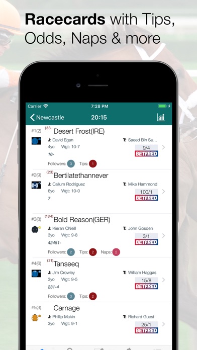 Horse Racing Tracker - Winner Screenshot