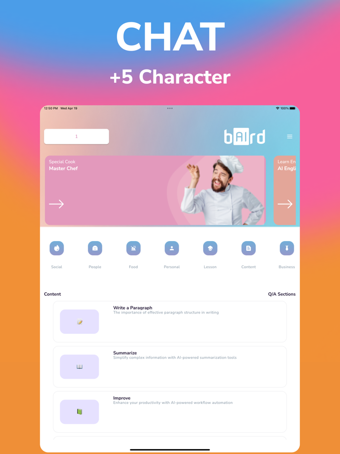 Baird Fast AI Chatbot Ask AI