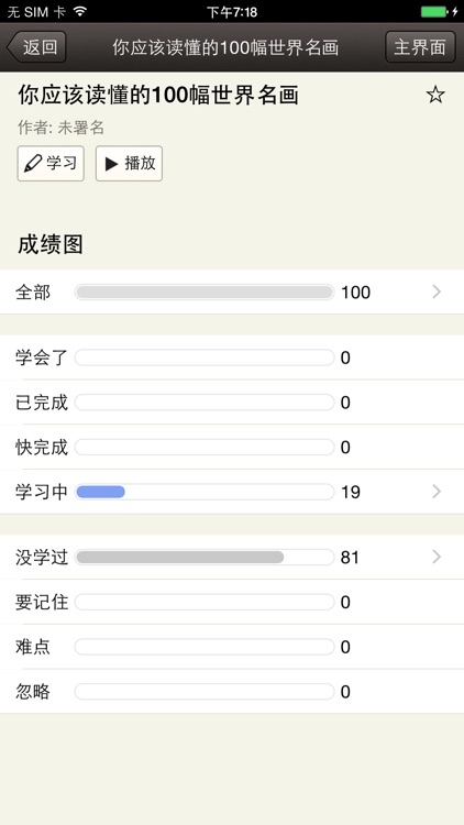 记住世界名画100幅 screenshot-3