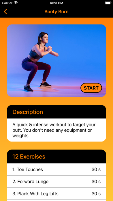 7 Minute Workout Plans Screenshot