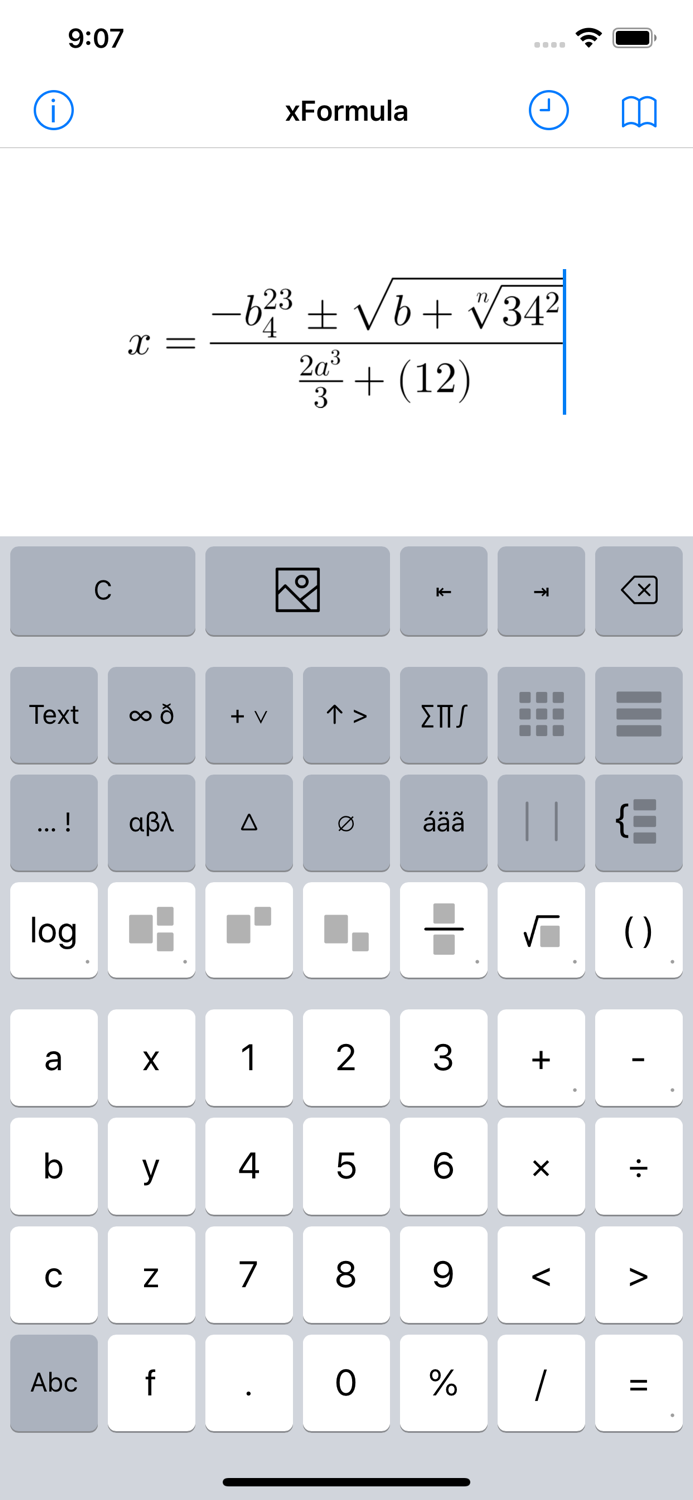 xFormula - Equation Editor