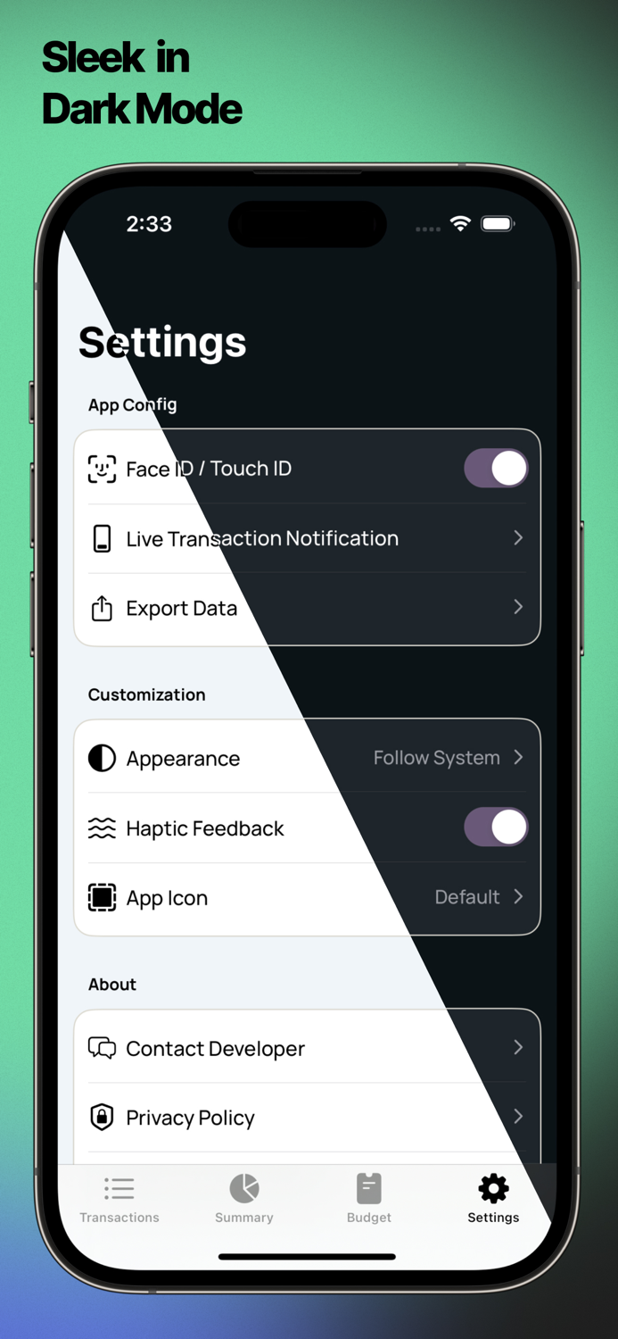 Budgie Expense and Budget