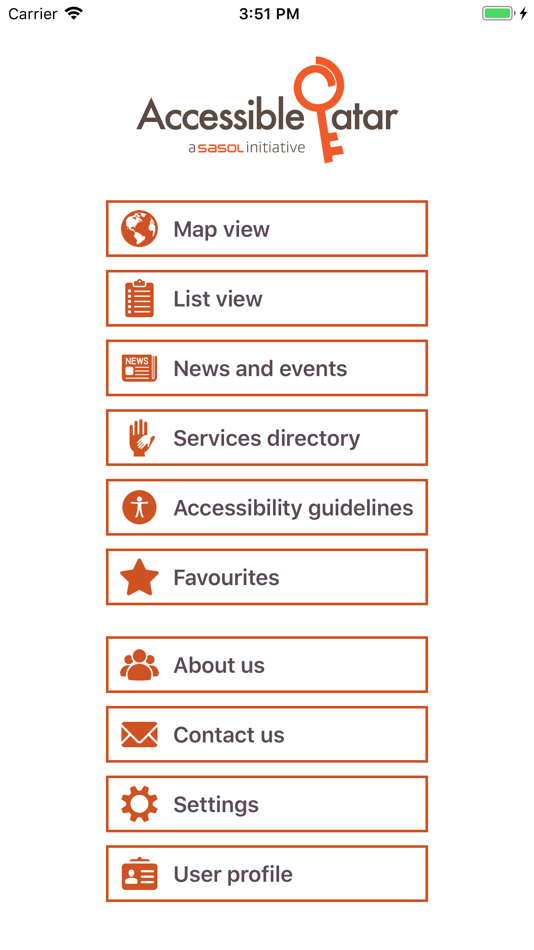 #1. Accessible Qatar (iOS) بواسطة: SASOL MIDDLE EAST AND INDIA PROPERTY LTD