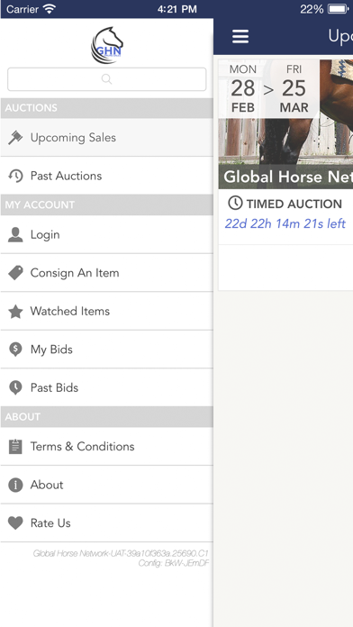 Michael Treloar Auctions Screenshot