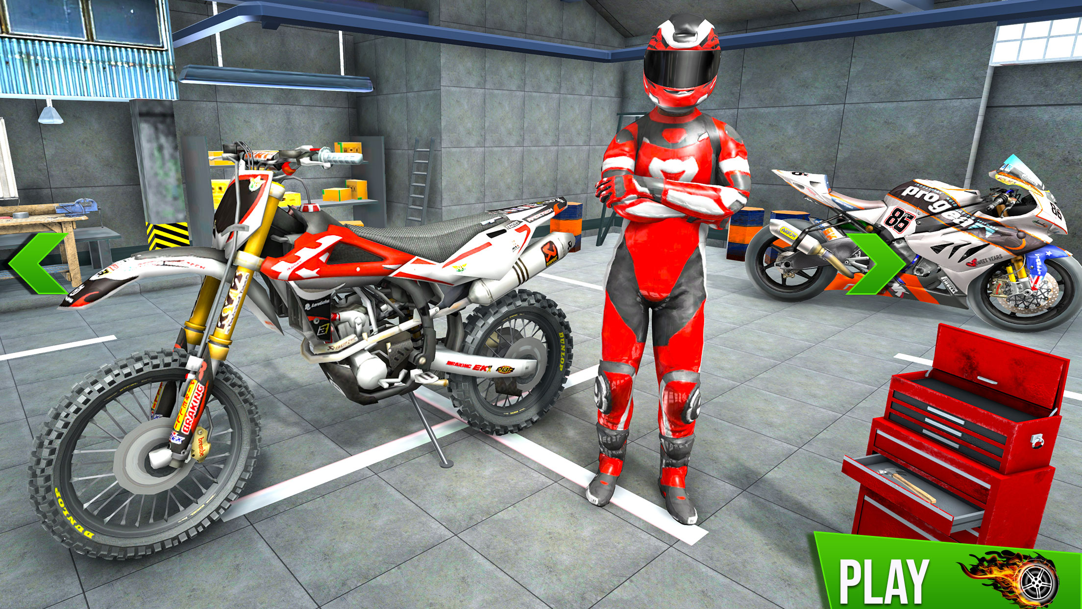 Moto Bike Stunts Racing Game