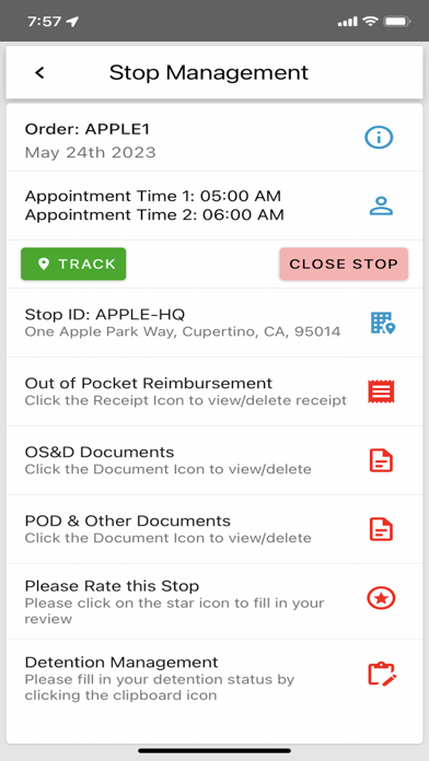 My Truckin' Mobile App Screenshot