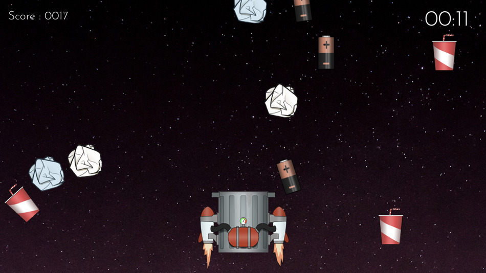 #2. Intergalactic Space Junk (iOS) 由: Johan Sogaard